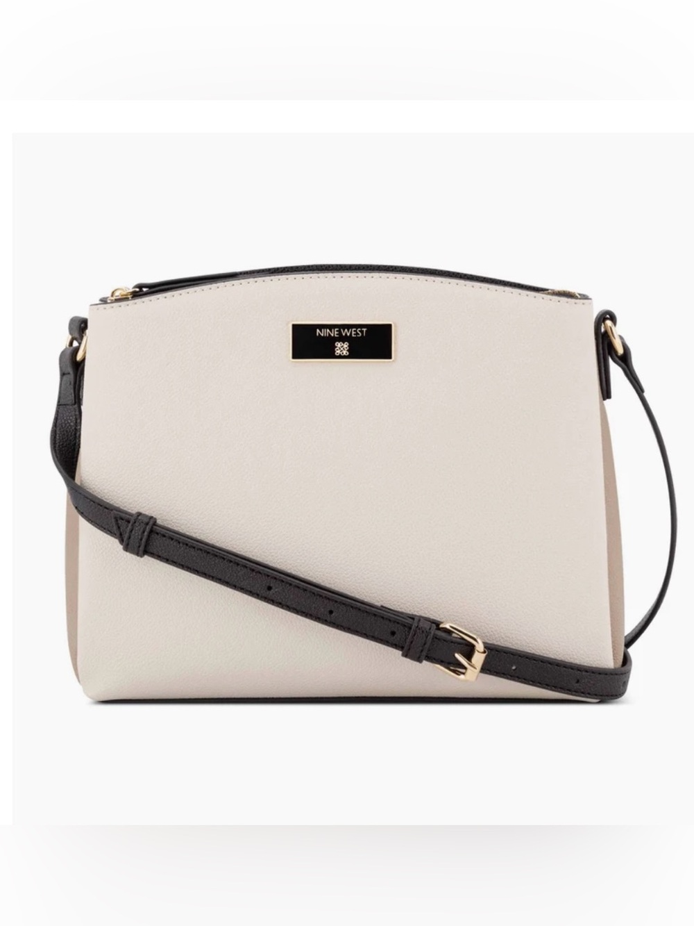NINE WEST Mary Crossbody colorblock White  Bag NWT